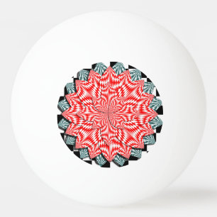 Pelota De Ping Pong Flor digital por Kenneth Yoncich