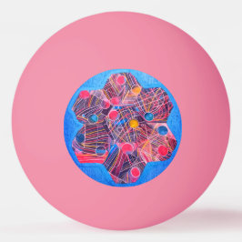 Pelota De Ping Pong flor espacial