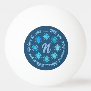 PELOTA DE PING PONG FLOR REGALO MODERNO DE MAMÁ PAPÁ HERMANA HIJO JEFE