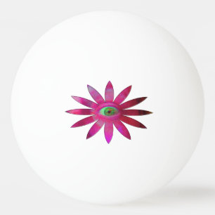Pelota De Ping Pong Flor rosácea del ojo