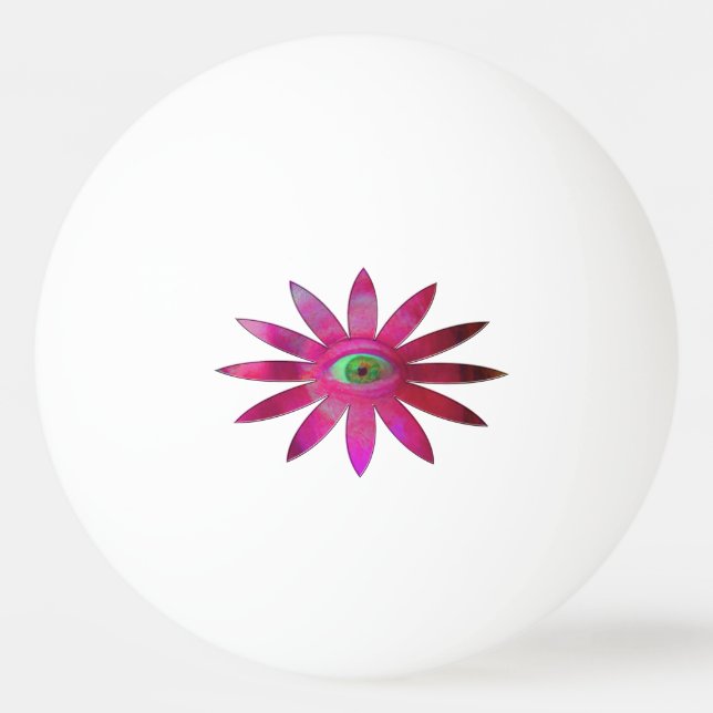 Pelota De Ping Pong Flor rosácea del ojo (Anverso)