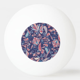 Pelota De Ping Pong Floral Étnica: Resumen Oriental Seamless.