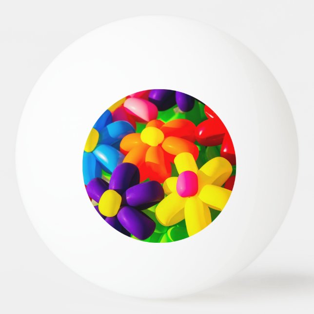 Pelota De Ping Pong Flores de globos de juguete (Anverso)