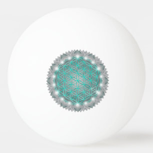 Pelota De Ping Pong FLORES DE VIDA - Luz de Geometrio Sagrada 2