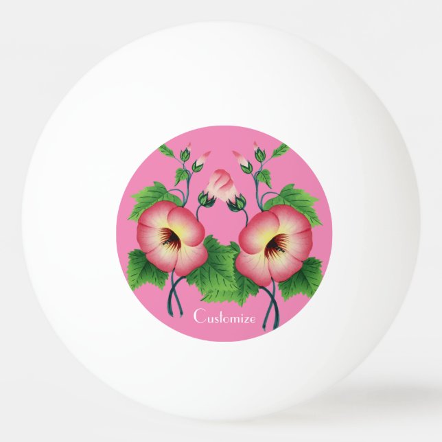 Pelota De Ping Pong Flores rosa de inicio, Thunder_Cove (Anverso)