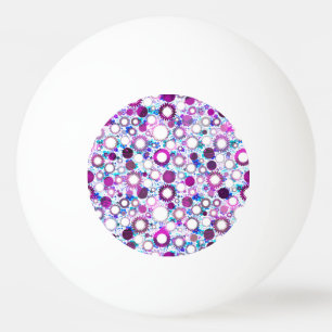 Pelota De Ping Pong Flores soles patrones de colores lindos
