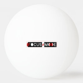 Pelota De Ping Pong Focus Mode