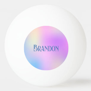 Pelota De Ping Pong Fondo holográfico colorido