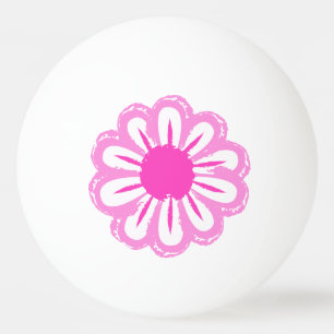 Pelota De Ping Pong Fondo lindo con patrón floral