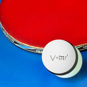 Pelota De Ping Pong Fórmula para el volumen de una esfera