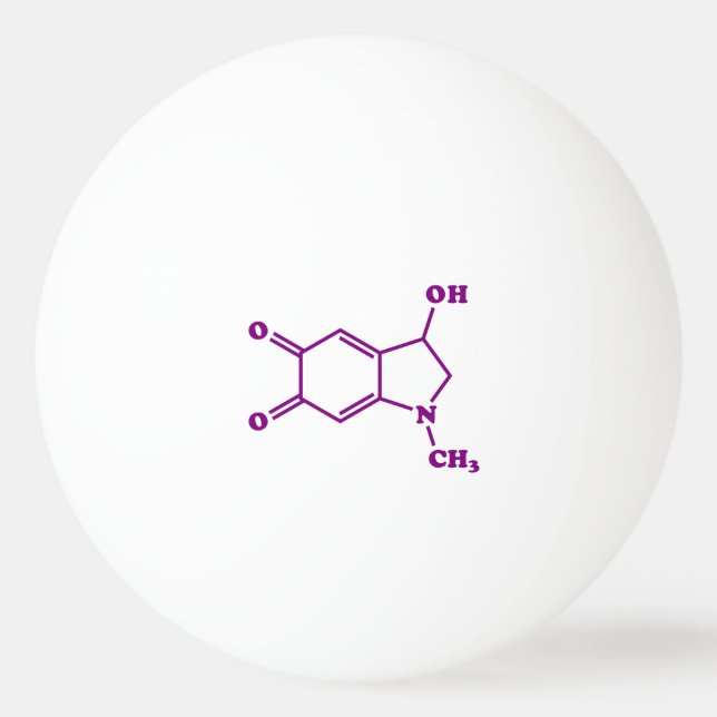 Pelota De Ping Pong Fórmula química molecular de Adrenocromo (Anverso)