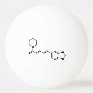 Pelota De Ping Pong Fórmula química molecular de pimienta negra
