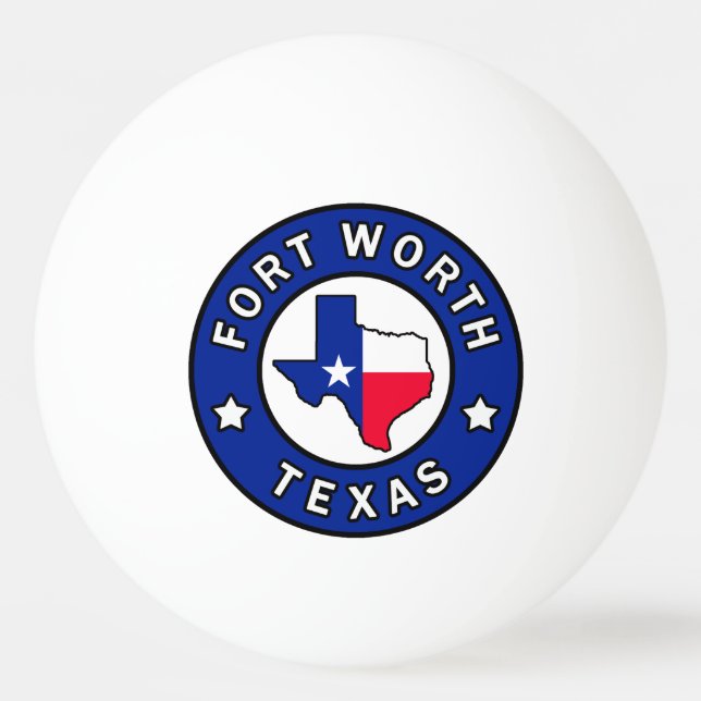 Pelota De Ping Pong Fort Worth Texas (Anverso)