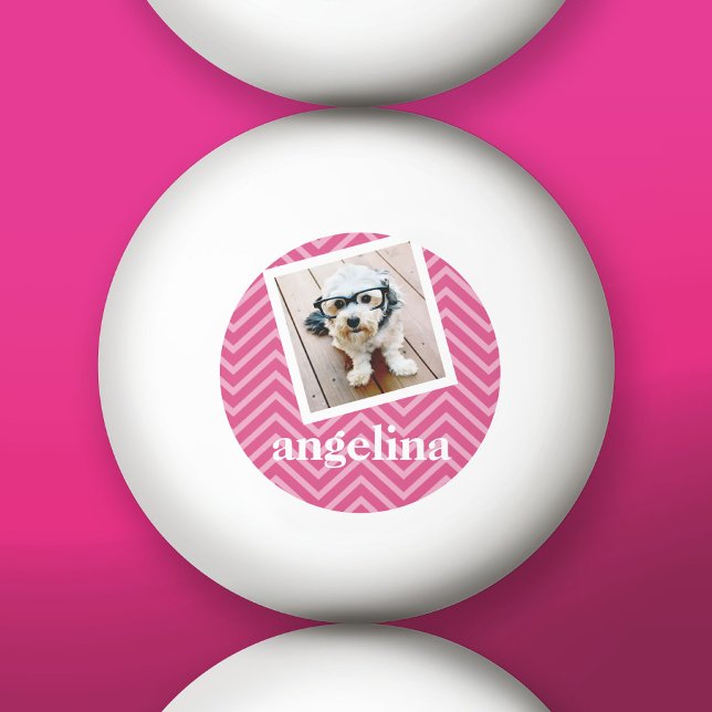 Pelota De Ping Pong Foto con el nombre personalizado del patrón de che (Custom Ping Pong Balls)
