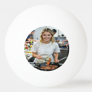 Pelota De Ping Pong Foto de Cocinar Tocino Personalizable
