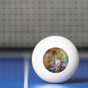Pelota De Ping Pong Foto de espacio de la galaxia de nebulosas de colo