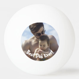 Pelota De Ping Pong Foto del Día del Mejor Padre Nunca