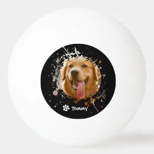 Pelota De Ping Pong Foto personalizada con nombre  