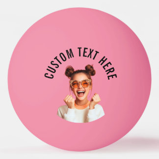 Pelota De Ping Pong Foto y texto personalizados