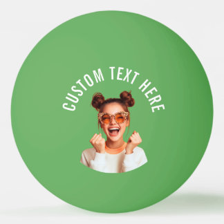 Pelota De Ping Pong Foto y texto personalizados