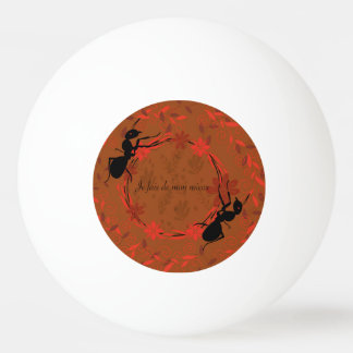 Pelota De Ping Pong fourmi, afirmación positiva, frase inspiradora