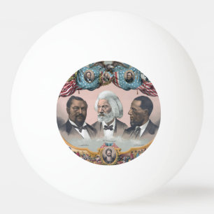 Pelota De Ping Pong Fr3d3rick Bailey Douglass con negro abolicionista