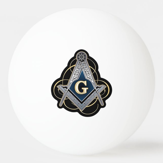 Pelota De Ping Pong Freemason (Anverso)