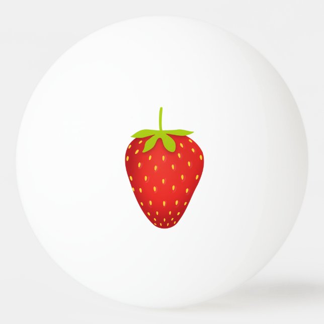 Pelota De Ping Pong Fresa (Anverso)