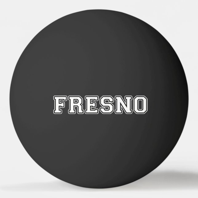 Pelota De Ping Pong Fresno California (Anverso)