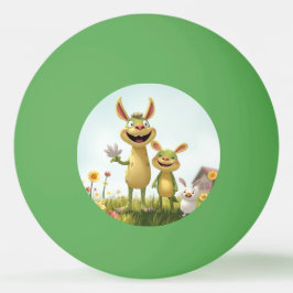 Pelota De Ping Pong Fröhliche Wiesengang – Bunte Tierfreunde im Frühli