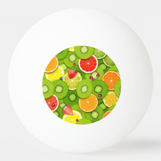 Pelota De Ping Pong Frutas de verano 2 (Anverso)