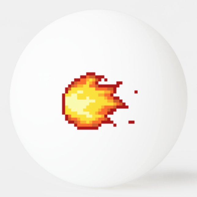 Pelota De Ping Pong Fuego (Anverso)