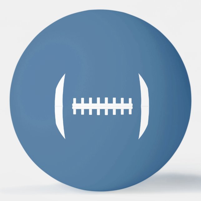 Pelota De Ping Pong Fun Football Player / Coach Personalizado Número / (Anverso)