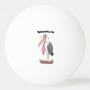 Pelota De Ping Pong Funny marabou stork personalizado