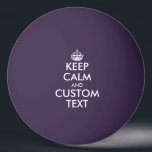 Pelota De Ping Pong Funny personalizado Mantener tranquilo juego de te<br><div class="desc">Divertido personalizado Mantener tranquilo el juego de ping-pong púrpura Ping Pong Ball. La fiesta divertida favorece la idea de regalo para amigos y familiares. Crearlos para jugadores, entrenadores deportivos, compañeros de trabajo, etc., utilería divertida para hombres, mujeres y niños. Crea tu propia parodia humorística para la fiesta de cumpleaños, boda,...</div>