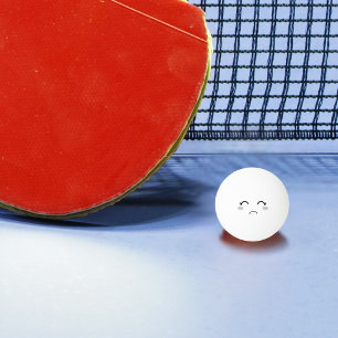 Pelota De Ping Pong Funny Sad Face Ping Pong Ball