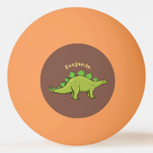 Pelota De Ping Pong Funny stegosaurus dinosaur personalizado