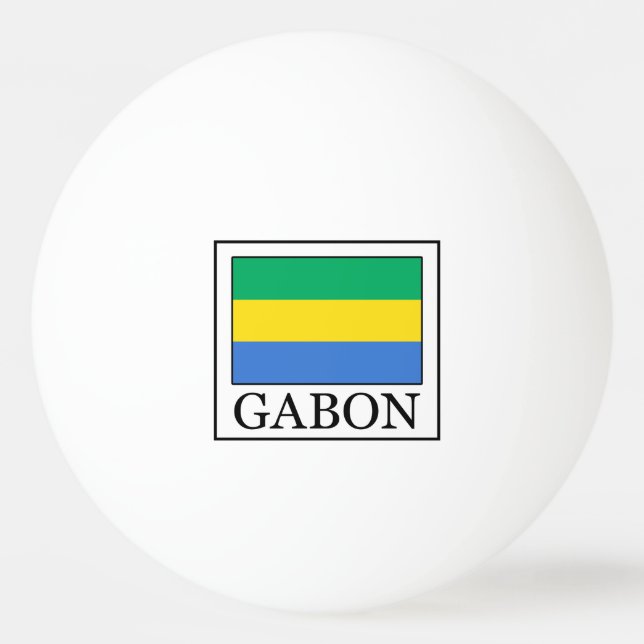 Pelota De Ping Pong Gabón (Anverso)