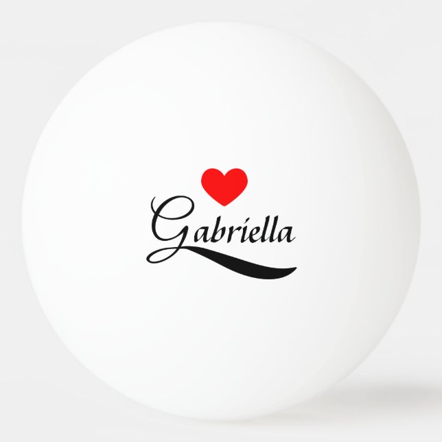 Pelota De Ping Pong Gabriella (Anverso)