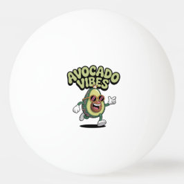 Pelota De Ping Pong Gafas divertidas Aguacate