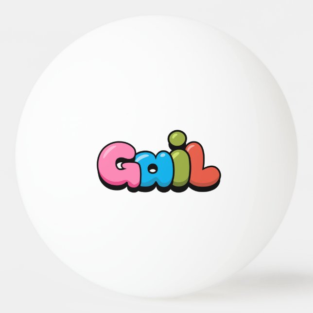 Pelota De Ping Pong Gail (Anverso)