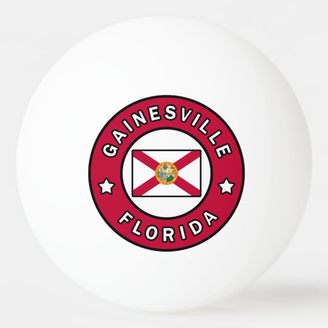 Pelota De Ping Pong Gainesville Florida (Anverso)