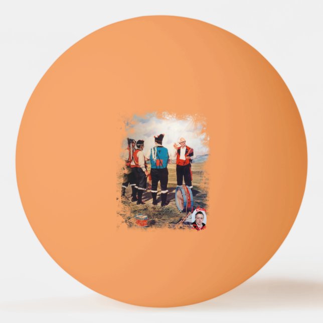 Pelota De Ping Pong Gaiteros/Gaiteiros/Pipers (Anverso)