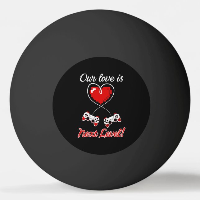 Pelota De Ping Pong Gamer Valentine Ping Pong Balls (Anverso)