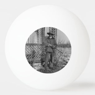Pelota De Ping Pong Ganadero vaquero o forajido canadiense del viejo o