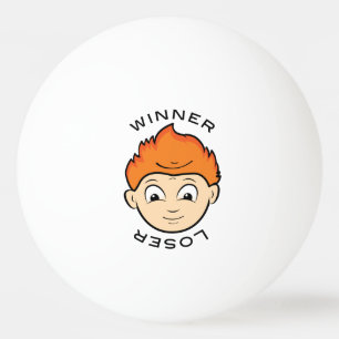 Pelota De Ping Pong Ganador gracioso que pierde Ping Pong Faces