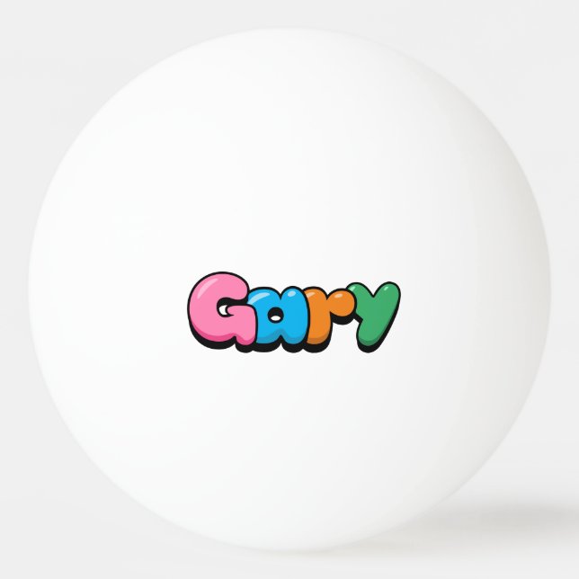 Pelota De Ping Pong Gary (Anverso)
