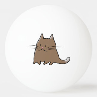 Pelota De Ping Pong Gato gordo lindo