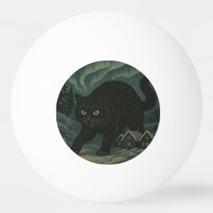 Pelota De Ping Pong Gato Yule de Navidad islandés