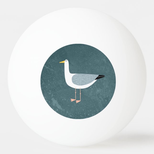 Pelota De Ping Pong Gaviota (Anverso)